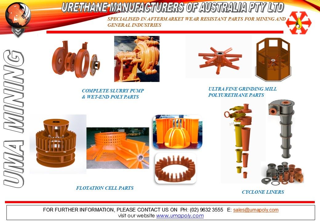 UMA mineral processing part